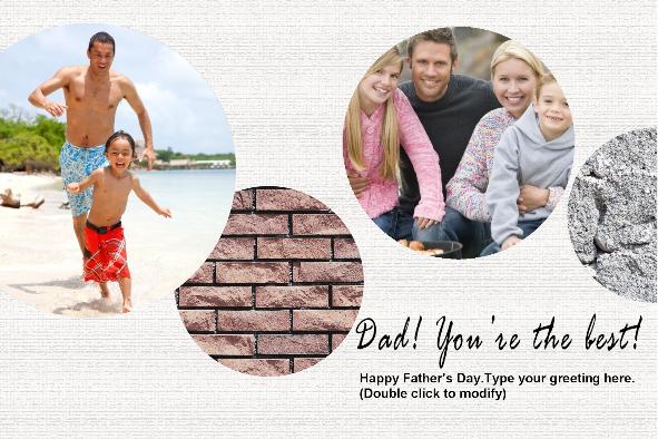 Family photo templates Father